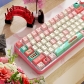 Spirited Away 104+34 / 54 Cherry Profile Keycap Set Cherry MX PBT Dye-subbed for Mechanical Gaming Keyboard